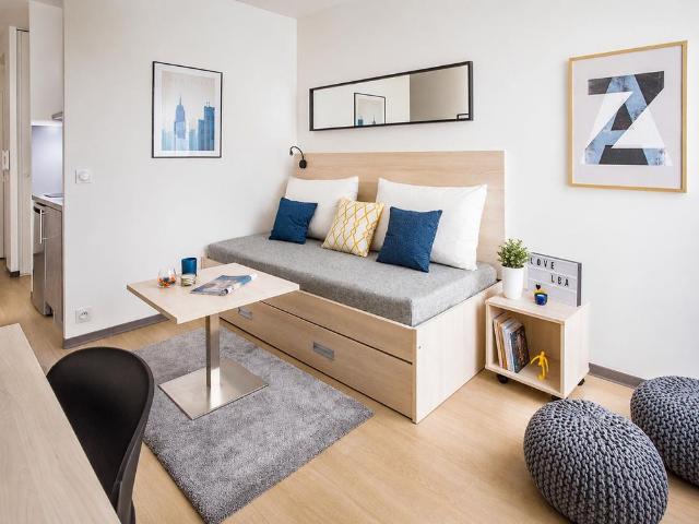 Studio de 17 à 19 m²