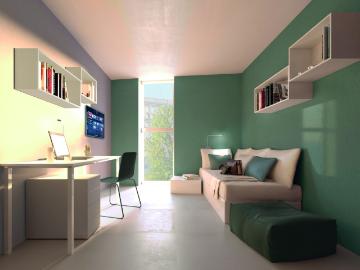 Studio de 18 à 19m² meublé et équipé