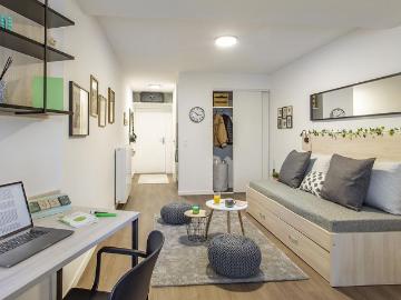 Studio de 19 à 21 m²