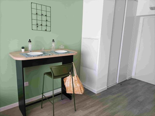 Studio de 19m² meublé et équipé