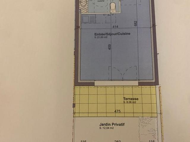 Studio de 28m2 à louer sur Noisy le Grand