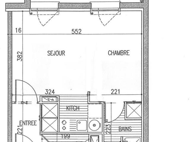 Studio de 31m2 à louer sur Tours