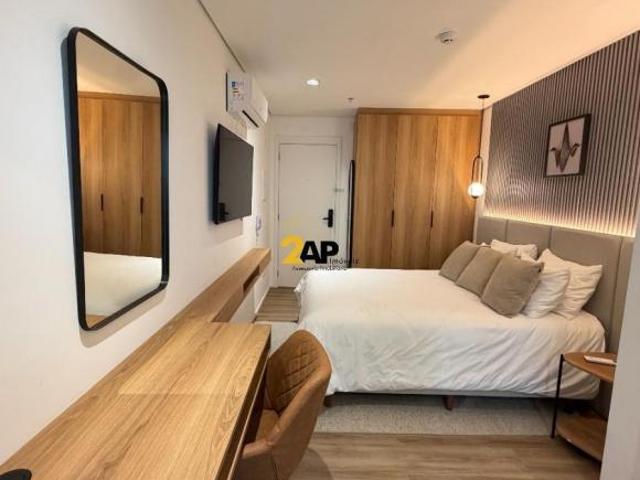 Studio de Luxo à Venda em Condomínio Exclusivo na Bela Vista, São Paulo SP: 1 Quarto, 1 Banheiro, 25