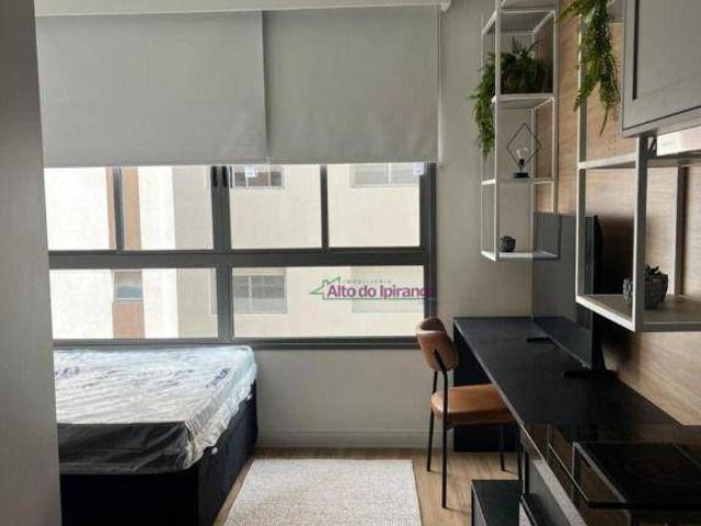 Studio em Vila Firmiano Pinto, São Paulo/SP de 24m² 1 quartos para locação R$ 2.460,00/mes