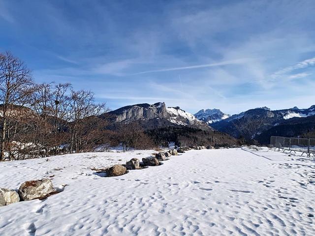 Studio en rez de jardin Expo Sud Plateau brut Hirmentaz. 26m² Bellevaux Bellevaux Hirmentaz