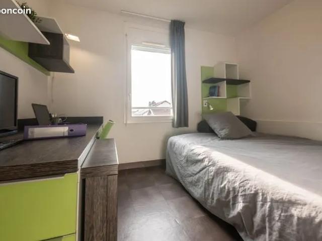 Studio étudiant 20 m² à Grenoble – Meublé en résidence sécurisée