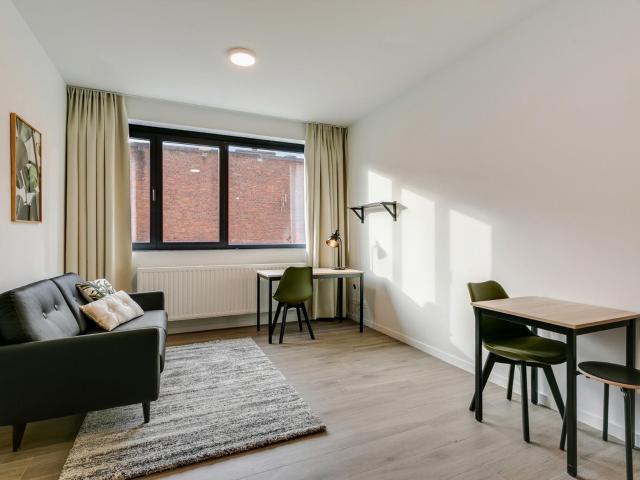 Bemeubelde studio in residentie THEMIS vlakbij centrum! beschikbaar vanaf 01/02/2027!
