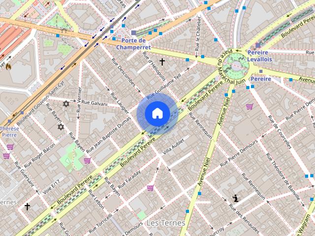 Studio for rent in Courcelles Wagram, Paris