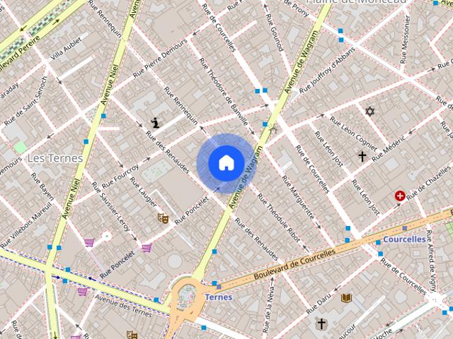 Studio for rent in Courcelles Wagram, Paris