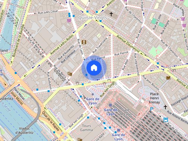 Studio for rent in Aligre Gare de Lyon, Paris
