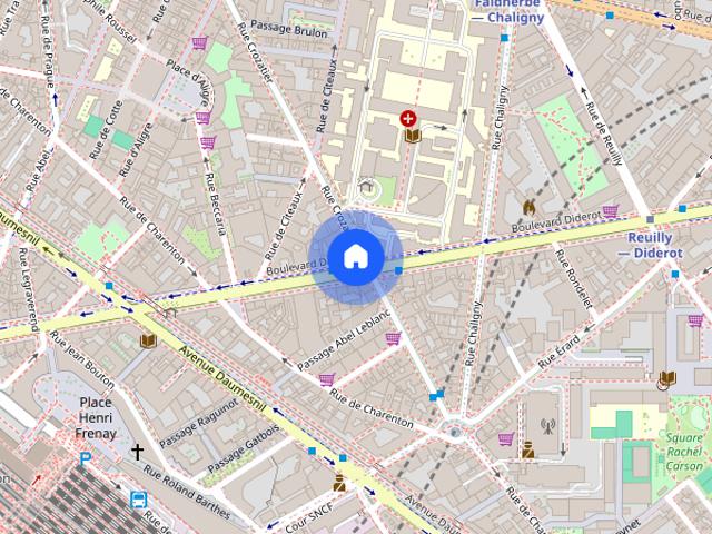 Studio for rent in Aligre Gare de Lyon, Paris