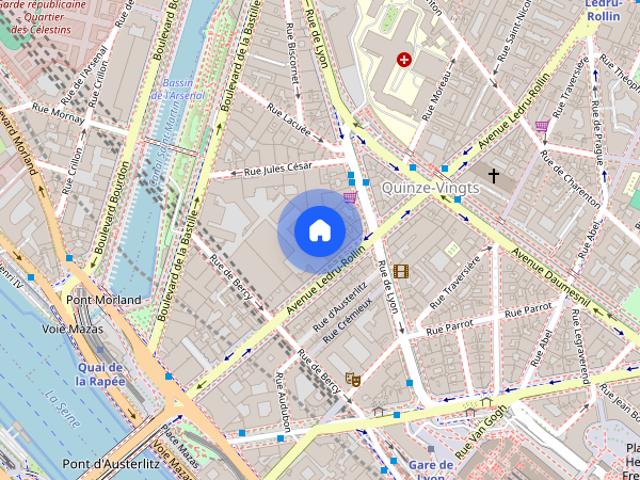 Studio for rent in Aligre Gare de Lyon, Paris