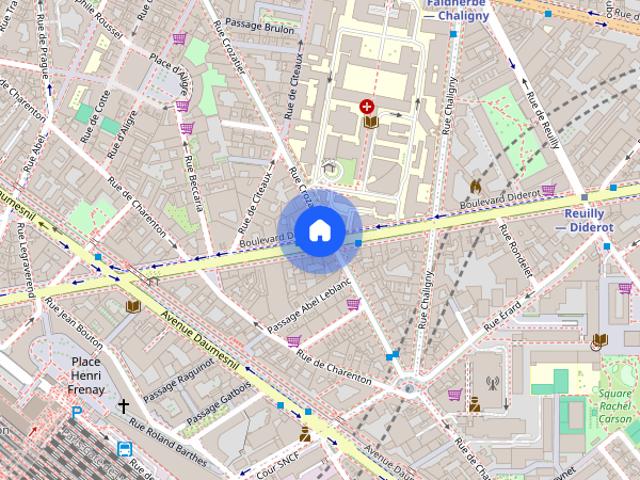 Studio for rent in Aligre Gare de Lyon, Paris