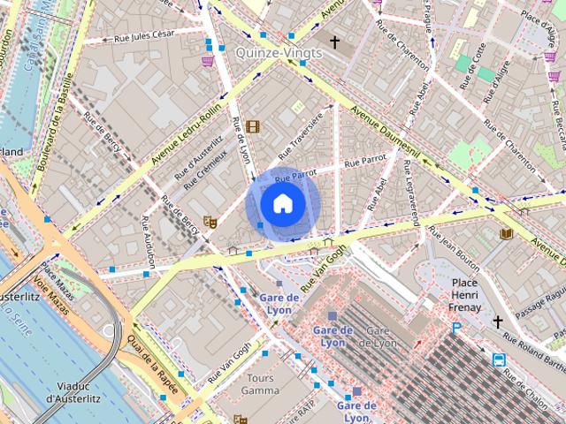 Studio for rent in Aligre Gare de Lyon, Paris