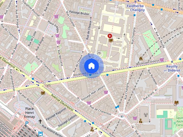 Studio for rent in Aligre Gare de Lyon, Paris
