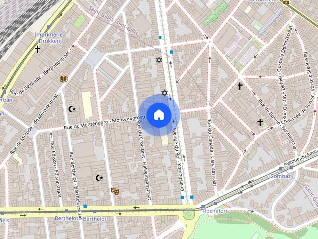 Studio for rent in Bas Forest, Brussels