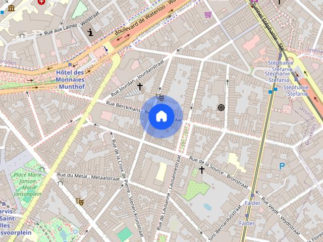 Studio for rent in Berckmans Hôtel des Monnaies, Brussels