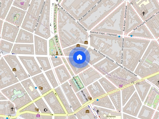 Studio for rent in Dailly, Brussels