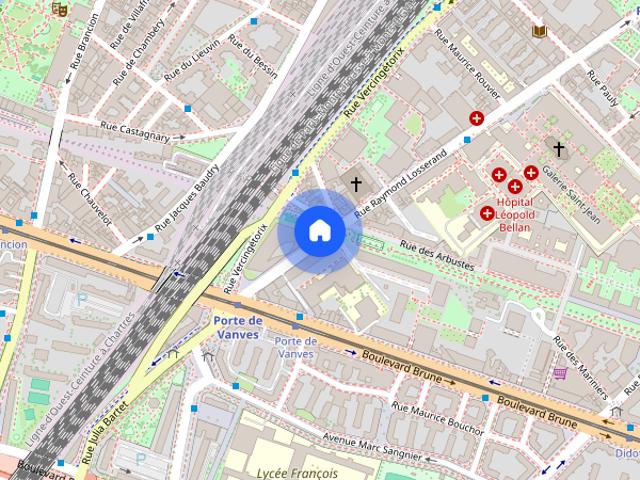 Studio for rent in Didot Plaisance Porte de Vanves, Paris