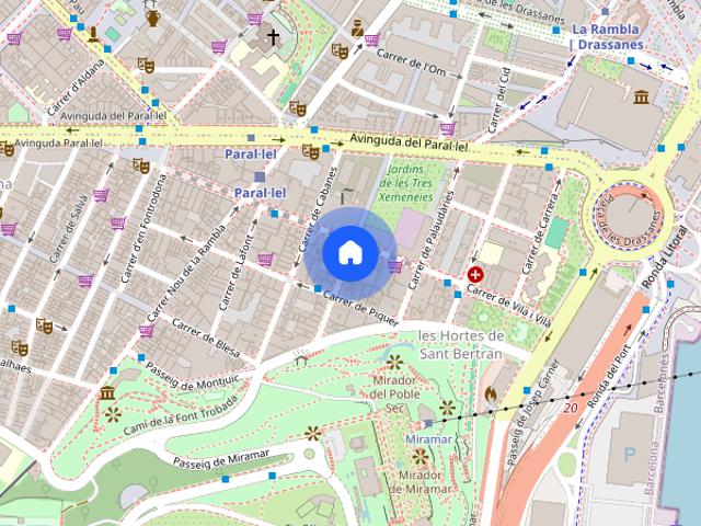 Studio for rent in El Poble Sec, Barcelona