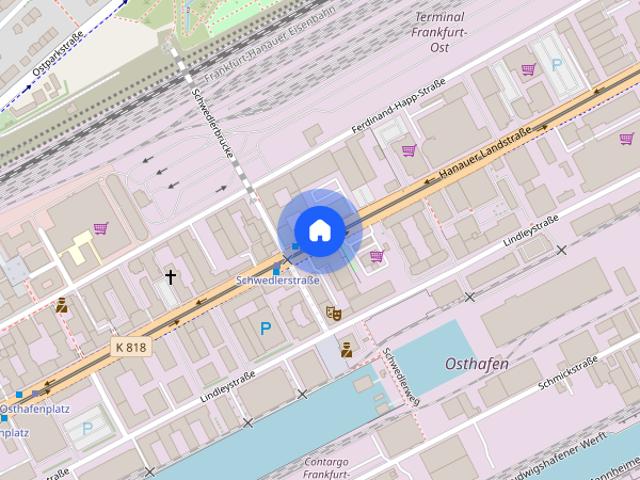 Studio for rent in Frankfurt am Main