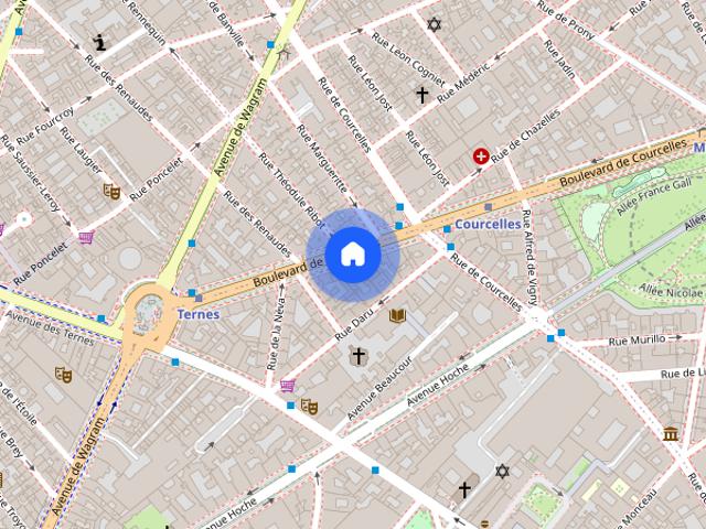 Studio for rent in Hoche Friedland, Paris
