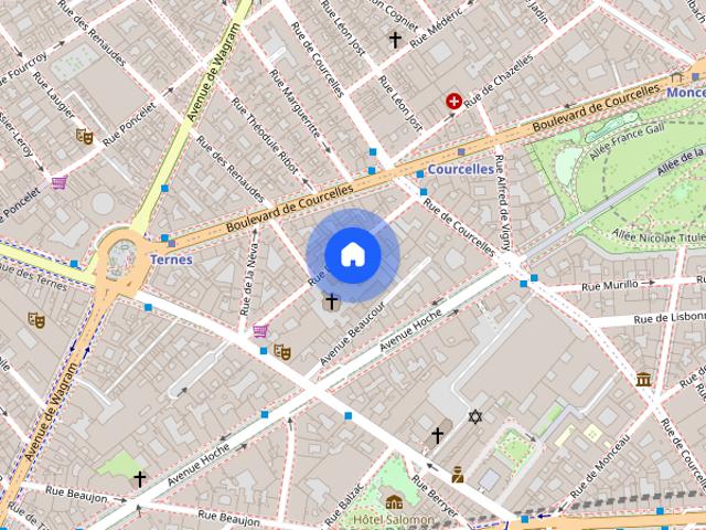 Studio for rent in Hoche Friedland, Paris