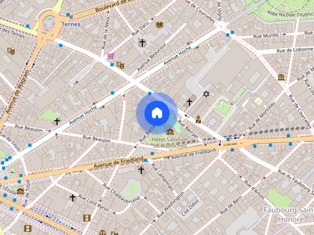 Studio for rent in Hoche Friedland, Paris