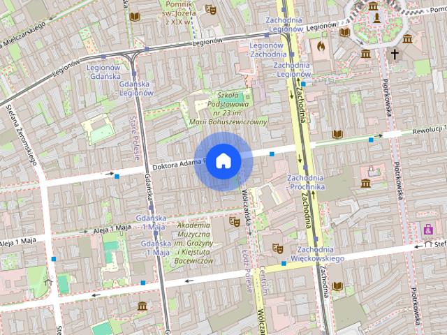 Studio for rent in Lodz