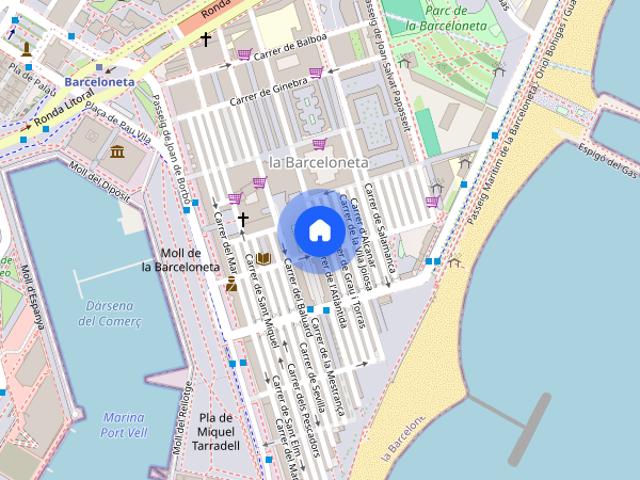 Studio for rent in La Barceloneta, Barcelona