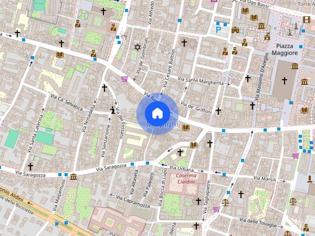 Studio for rent in Malpighi, Bologna