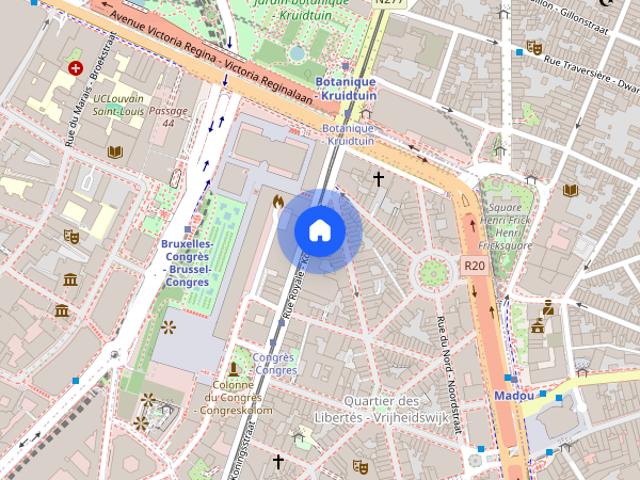 Studio for rent in Notre Dame aux Neiges, Brussels