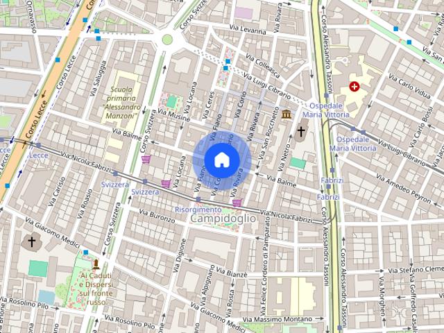 Studio for rent in San Donato, Turin