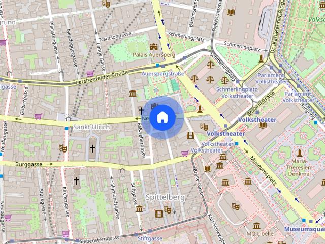 Studio for rent in Spittelberg, Vienna