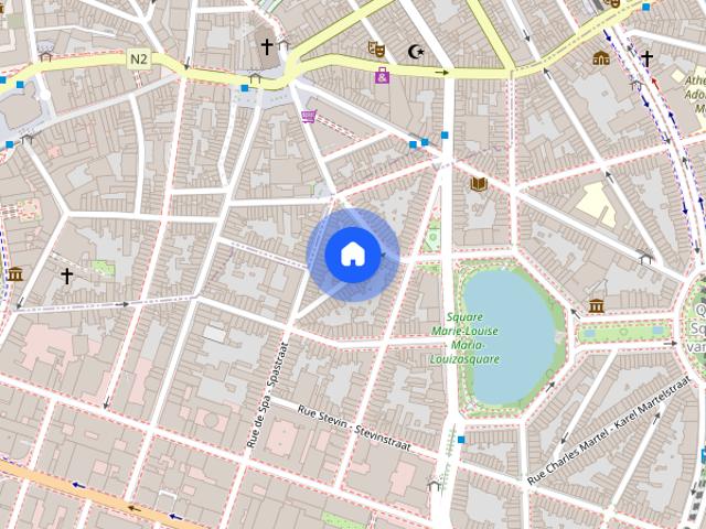 Studio for rent in Squares, Brussels