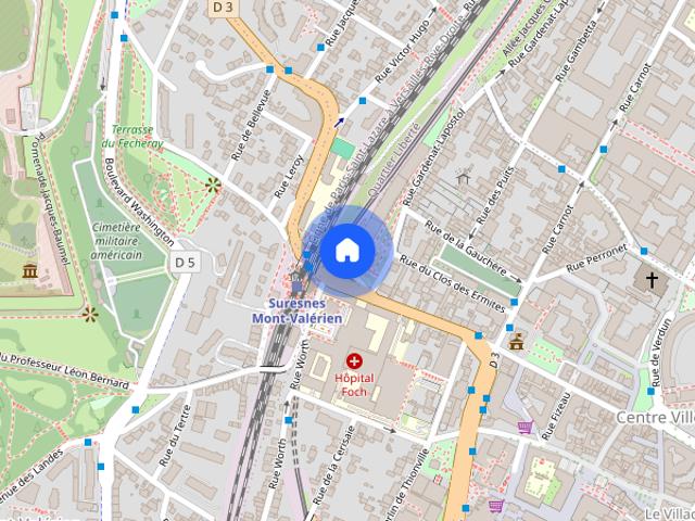 Studio for rent in Suresnes, Paris