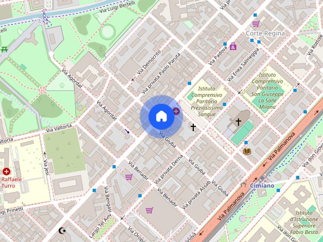 Studio for rent in Padova, Milan