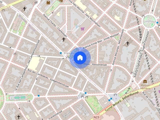 Studio for rent in Plasky, Brussels