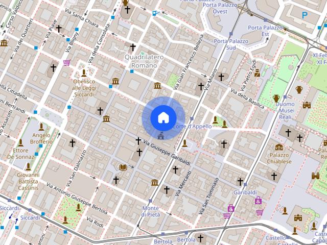Studio for rent in Quadrilatero Romano, Turin
