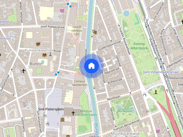 Studio for rent in Zuidpark, Ghent