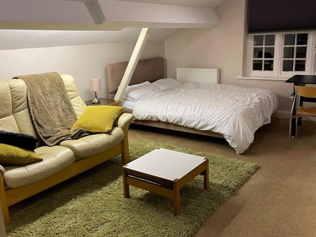 Studio flat separate access within family property