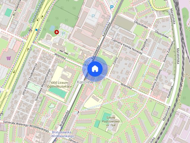 Studio kawalerka z balkonem 38m2 Ul Wileńska
