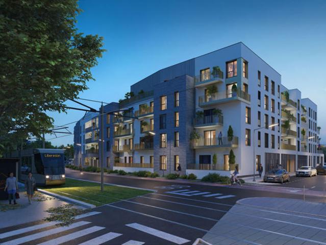 Studio Orléans Tram au pied Résidence contemporaine Frais de notaire offerts