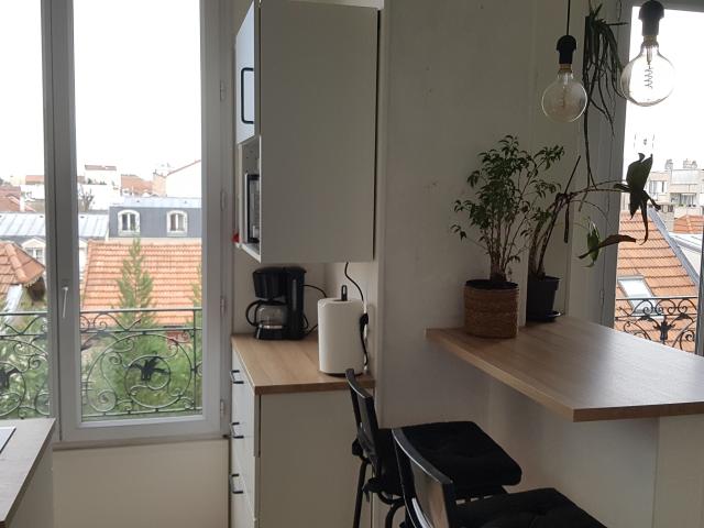 Studio lumineux à 15 min de Paris St Lazare