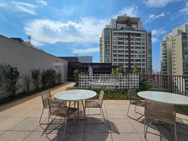 Studio mobiliado de 25 m² – condomínio novo e lazer completo