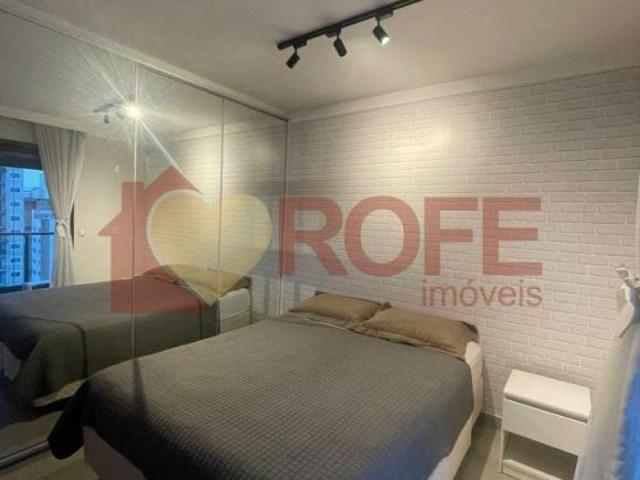 Studio Mobiliado de 36 m² no Campo Belo/ Andar Alto e Excelente Localização