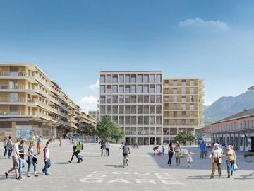Studio moderne au coeur de Cour de Gare lot R2_D_2.2 Comptoir Immobilier