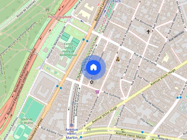 Studio moderne MONTEVIDEO/PORTE DAUPHINE BAIL MOBILITE