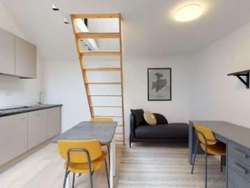 Studio met slaaphoek te huur in Leuven voor € 730 met 1 slaapkamer