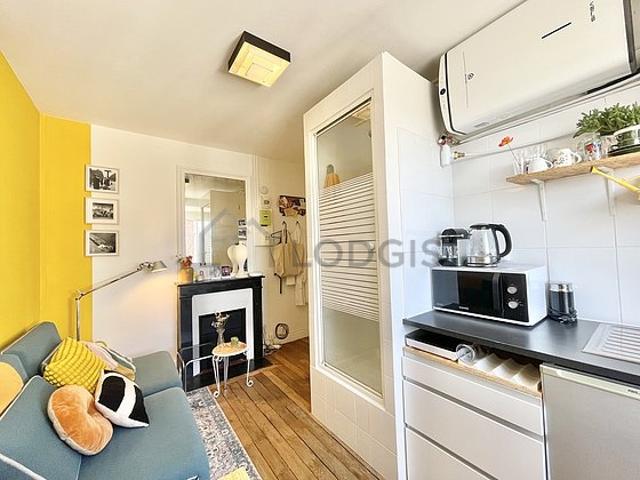 Studio meublé avec concierge et local à vélos Porte de Clignancourt Paris 18°